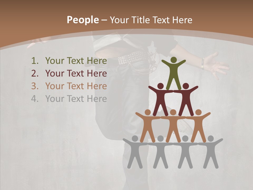 Night Person Guy PowerPoint Template