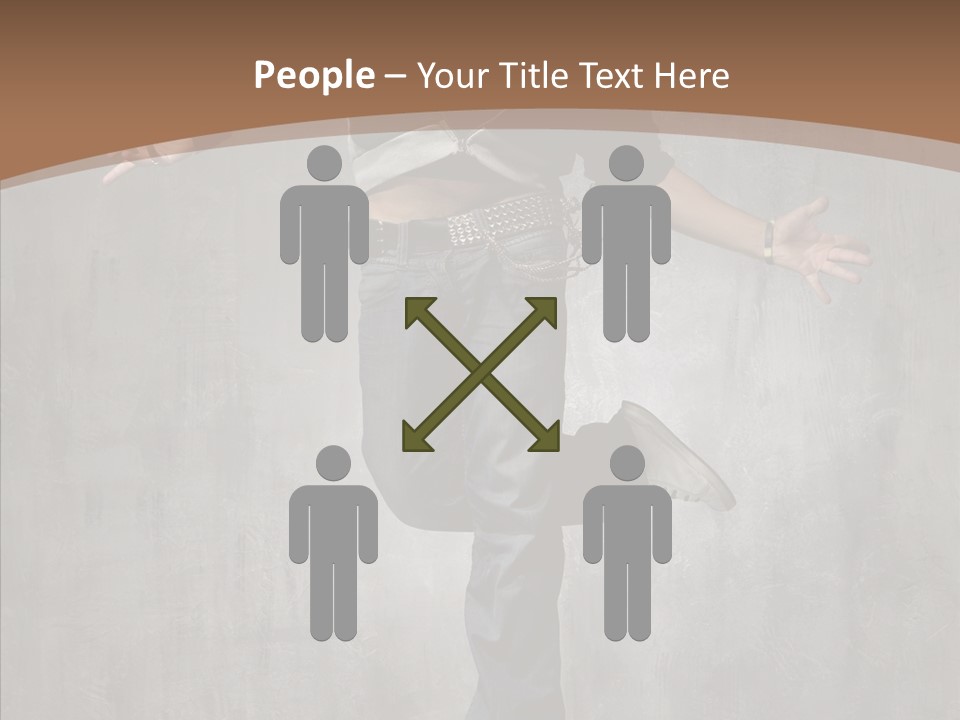 Night Person Guy PowerPoint Template