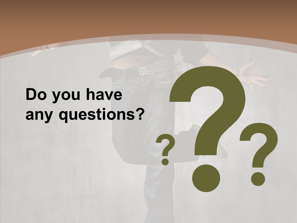 Night Person Guy PowerPoint Template