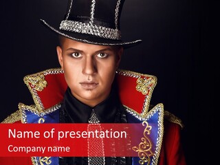 Circus Fashion Person PowerPoint Template