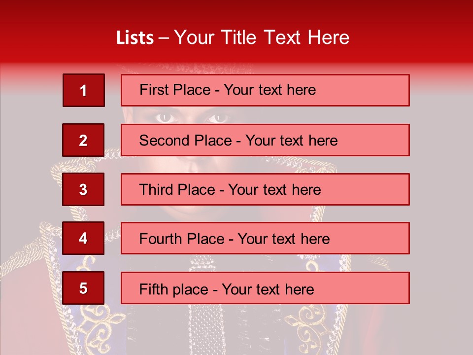 Circus Fashion Person PowerPoint Template