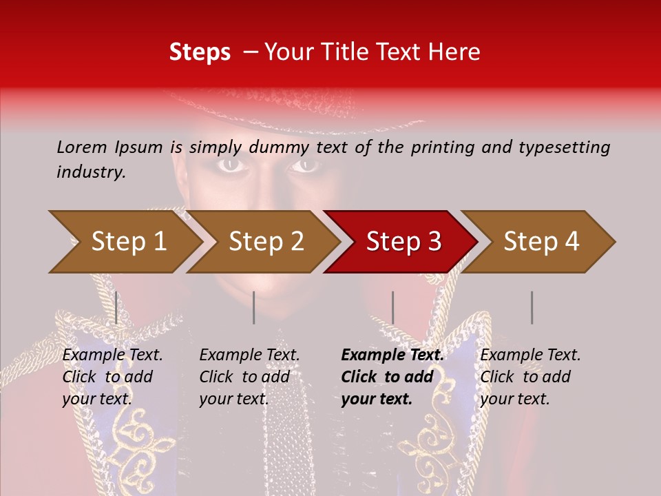 Circus Fashion Person PowerPoint Template