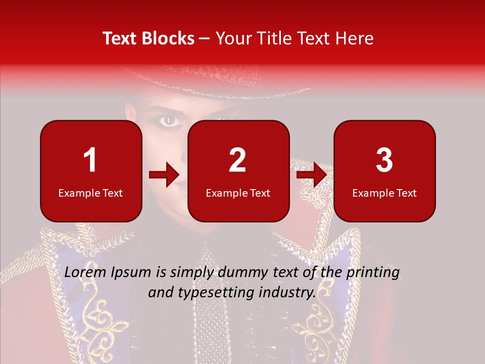 Circus Fashion Person PowerPoint Template