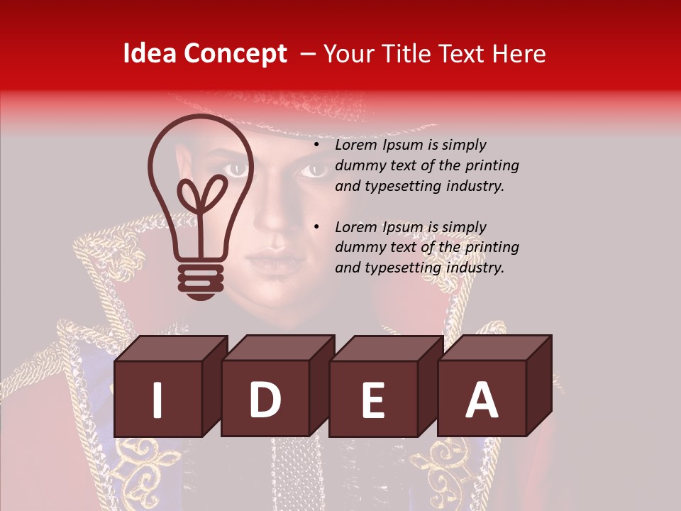 Circus Fashion Person PowerPoint Template