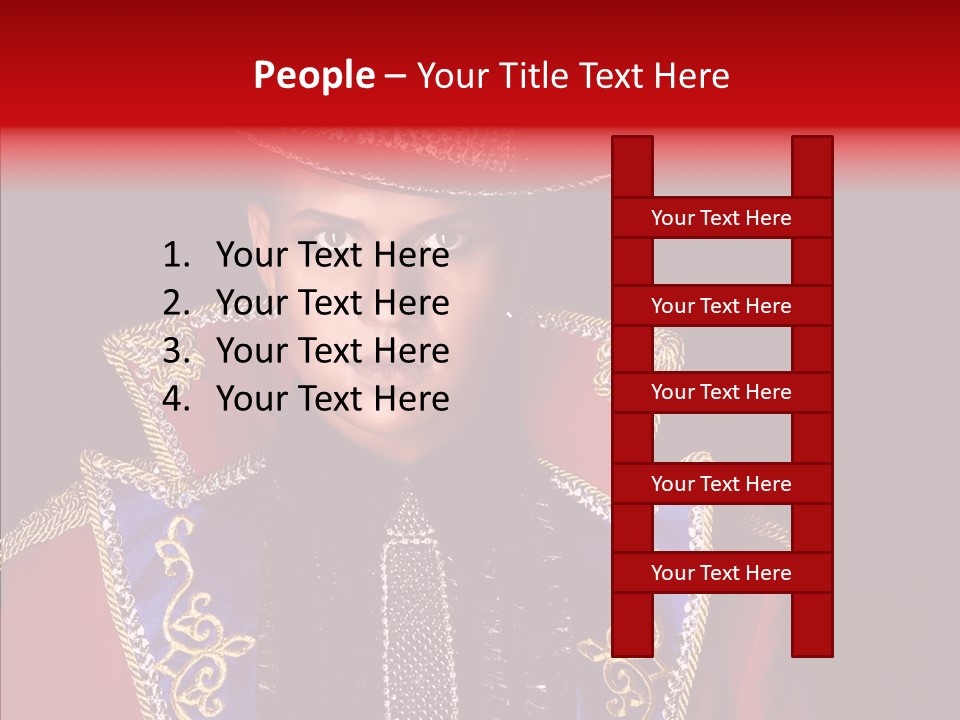 Circus Fashion Person PowerPoint Template