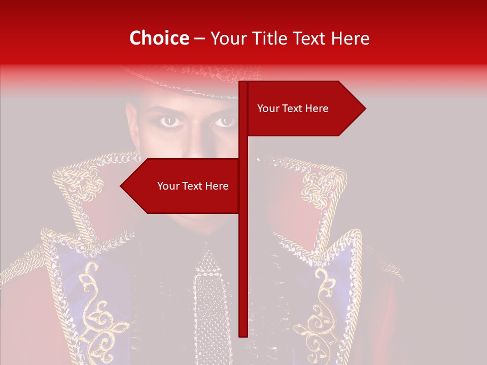 Circus Fashion Person PowerPoint Template