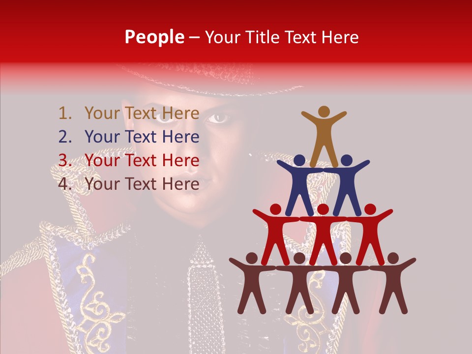 Circus Fashion Person PowerPoint Template