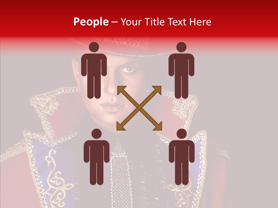 Circus Fashion Person PowerPoint Template