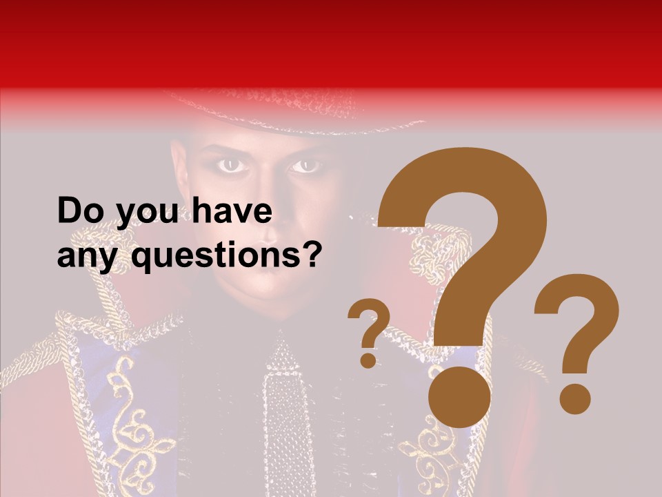 Circus Fashion Person PowerPoint Template