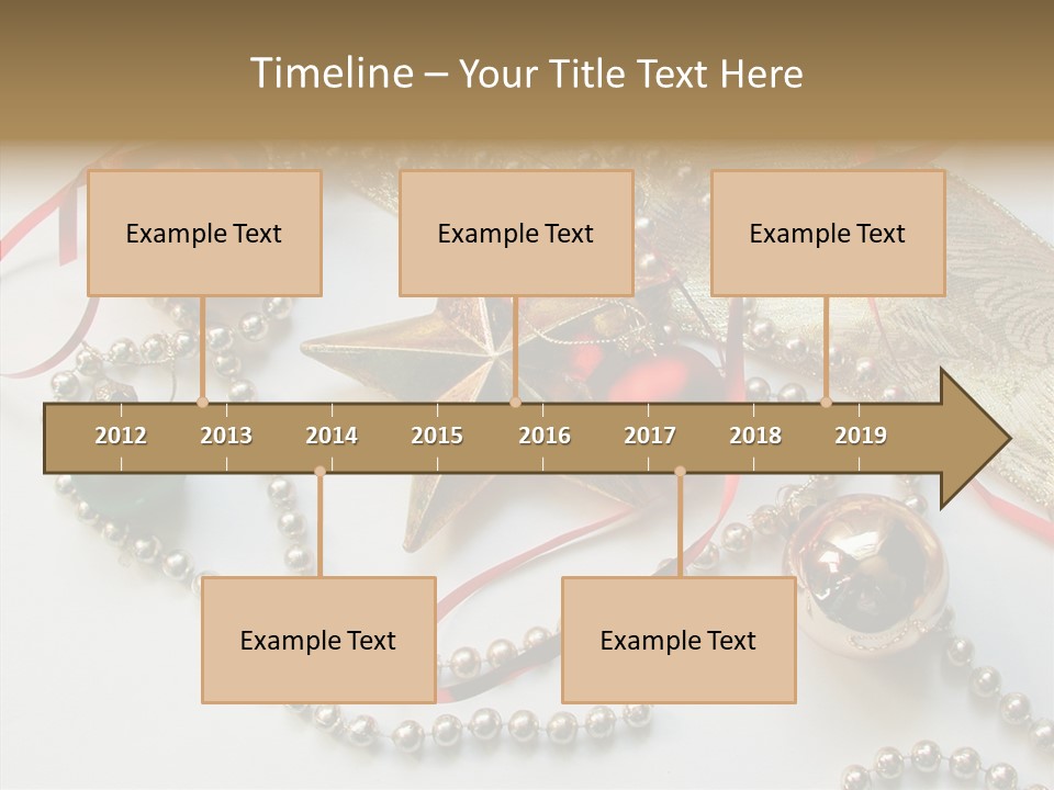 Winter Green Wreath PowerPoint Template