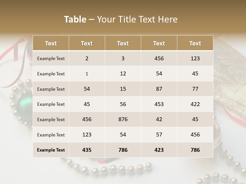 Winter Green Wreath PowerPoint Template
