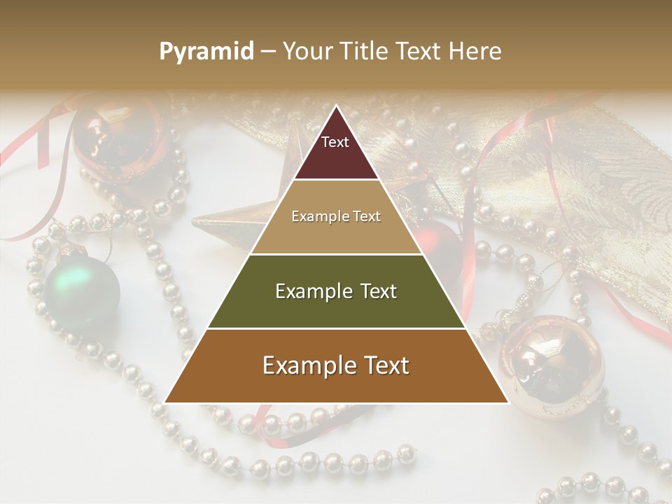 Winter Green Wreath PowerPoint Template