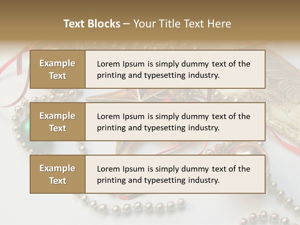 Winter Green Wreath PowerPoint Template