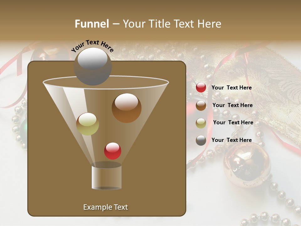 Winter Green Wreath PowerPoint Template