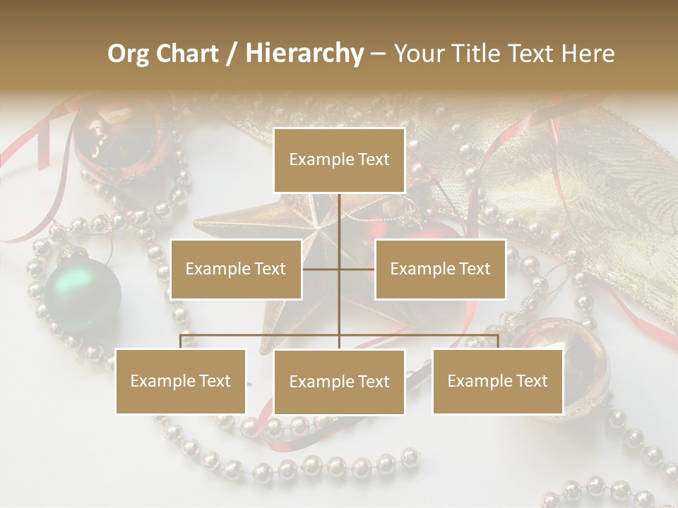 Winter Green Wreath PowerPoint Template