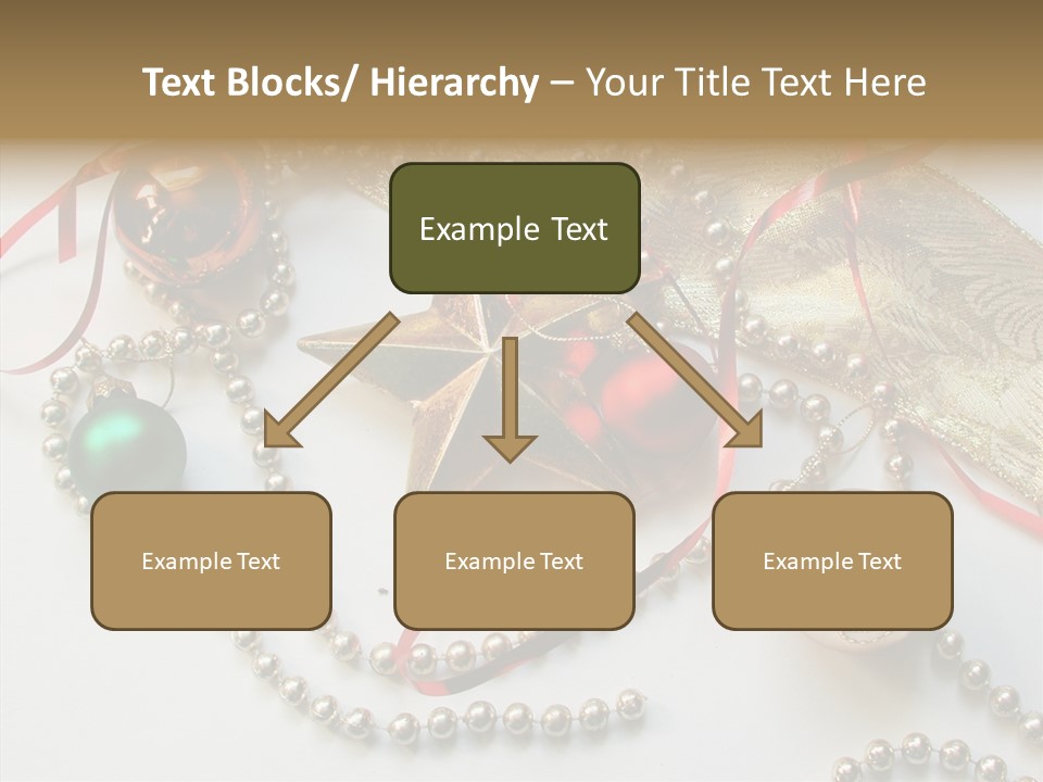 Winter Green Wreath PowerPoint Template