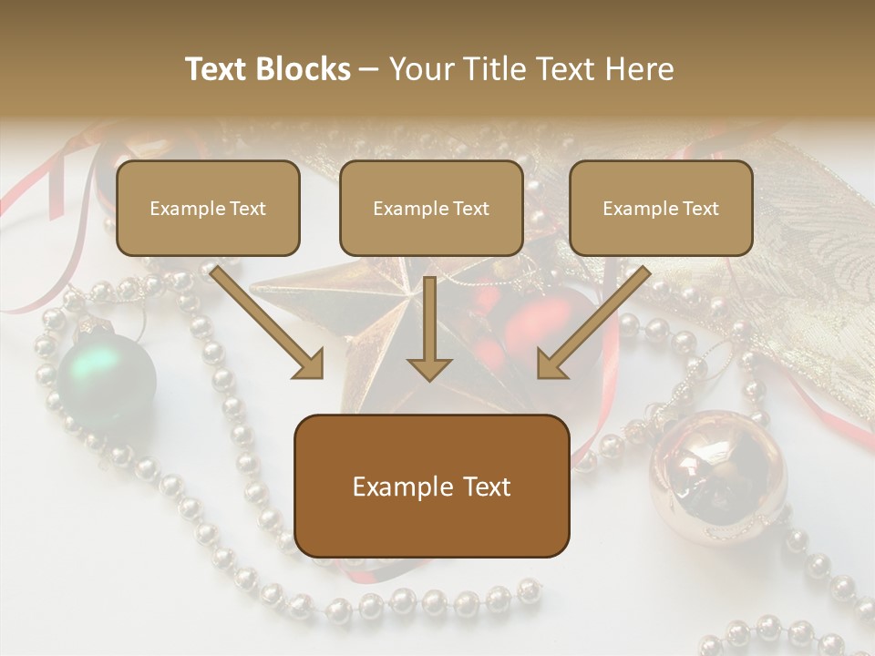 Winter Green Wreath PowerPoint Template