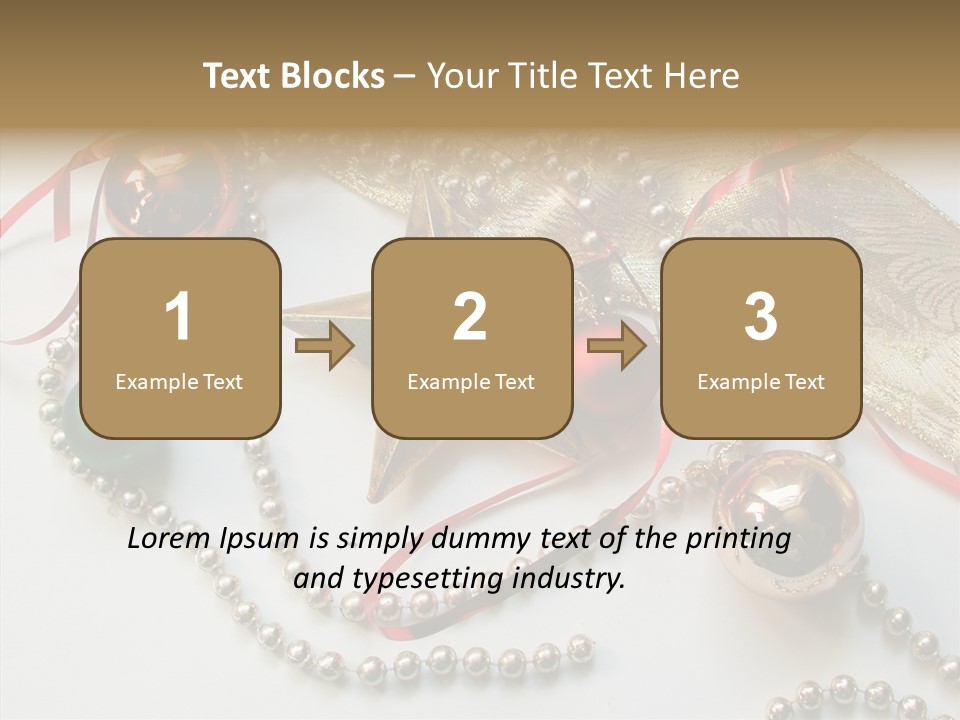 Winter Green Wreath PowerPoint Template