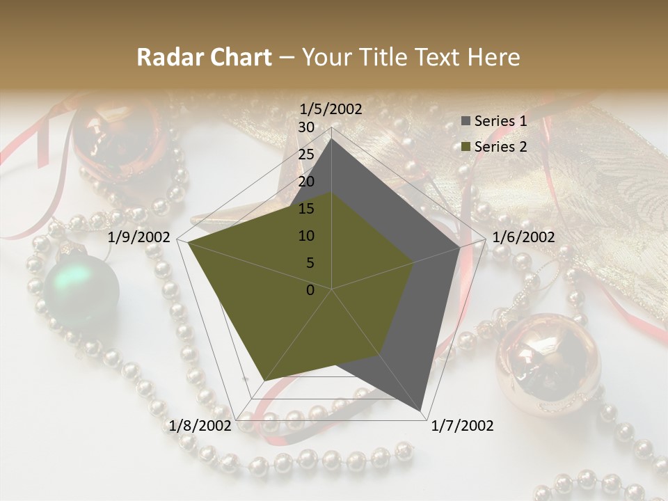 Winter Green Wreath PowerPoint Template