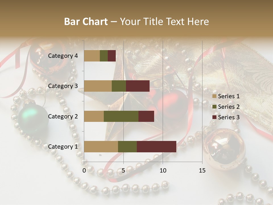 Winter Green Wreath PowerPoint Template