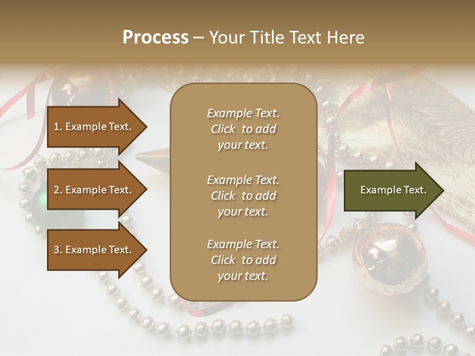 Winter Green Wreath PowerPoint Template