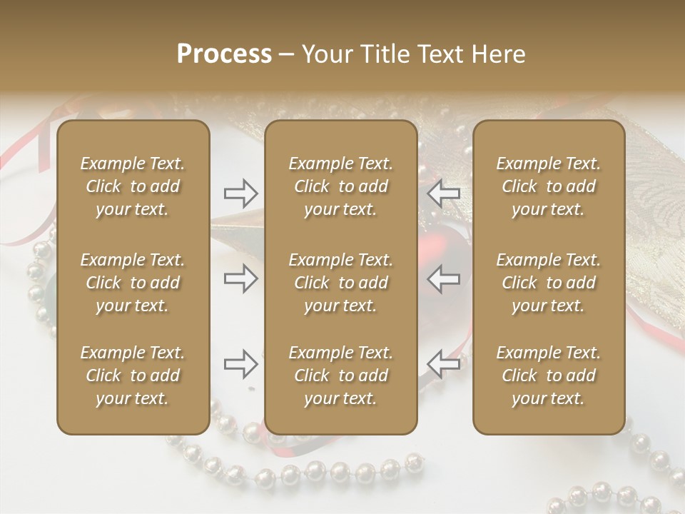 Winter Green Wreath PowerPoint Template
