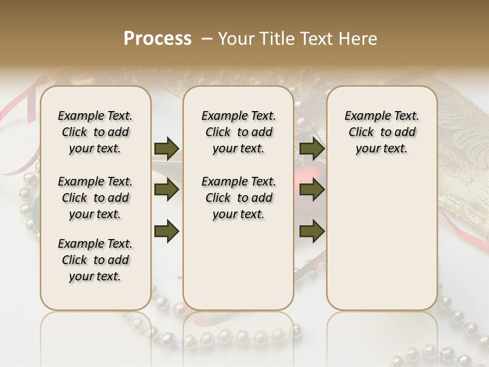 Winter Green Wreath PowerPoint Template