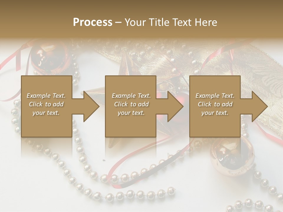 Winter Green Wreath PowerPoint Template