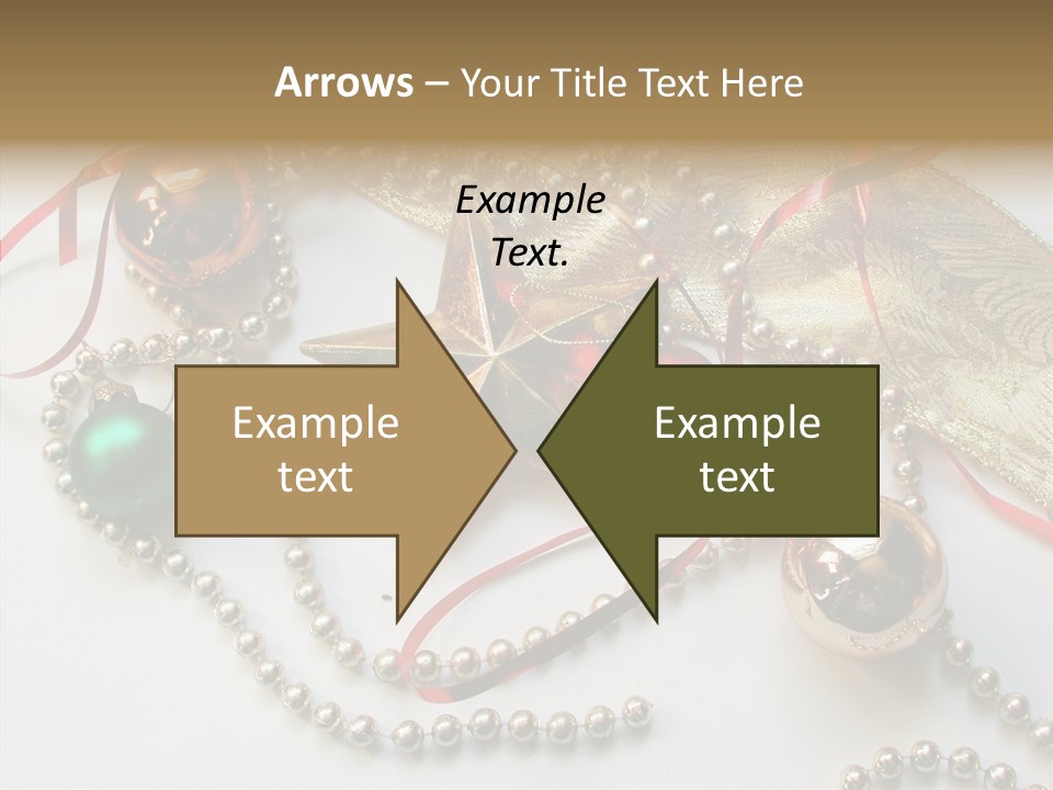 Winter Green Wreath PowerPoint Template