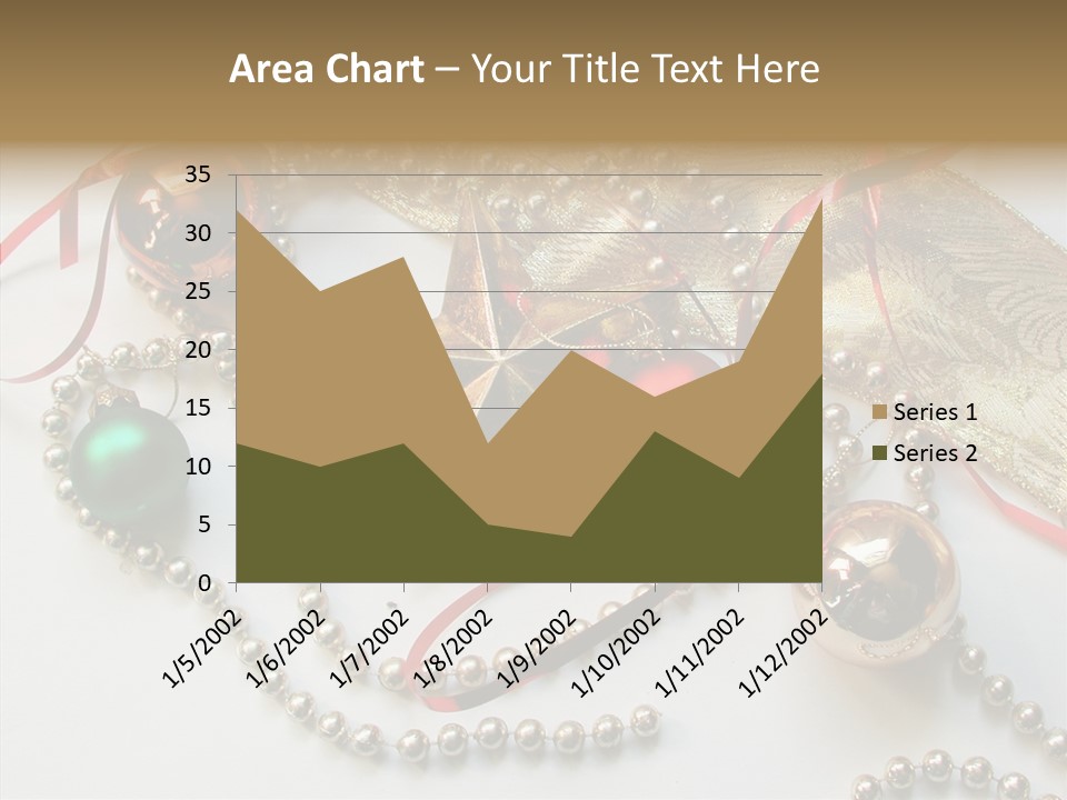 Winter Green Wreath PowerPoint Template