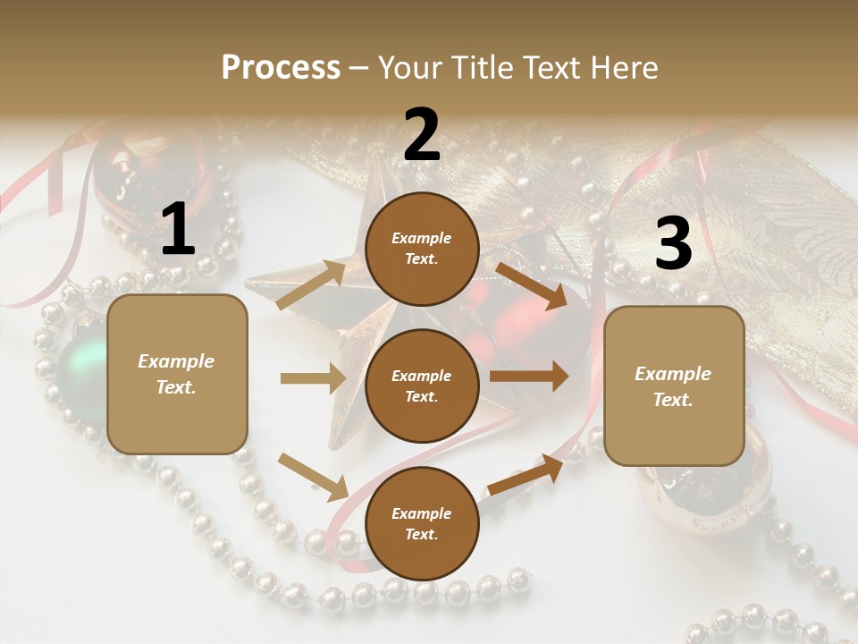 Winter Green Wreath PowerPoint Template