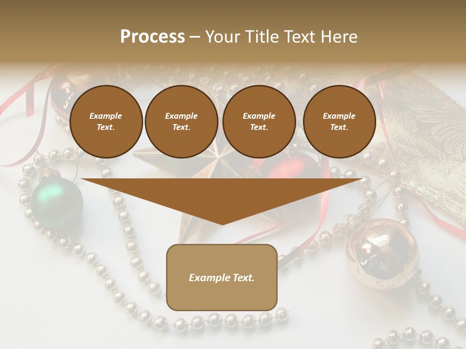 Winter Green Wreath PowerPoint Template