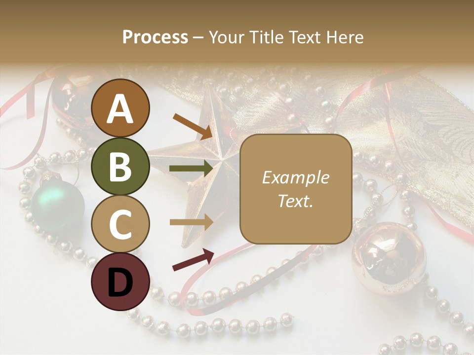 Winter Green Wreath PowerPoint Template