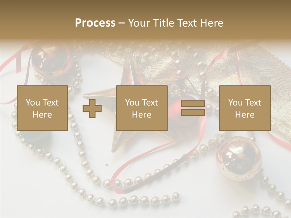 Winter Green Wreath PowerPoint Template