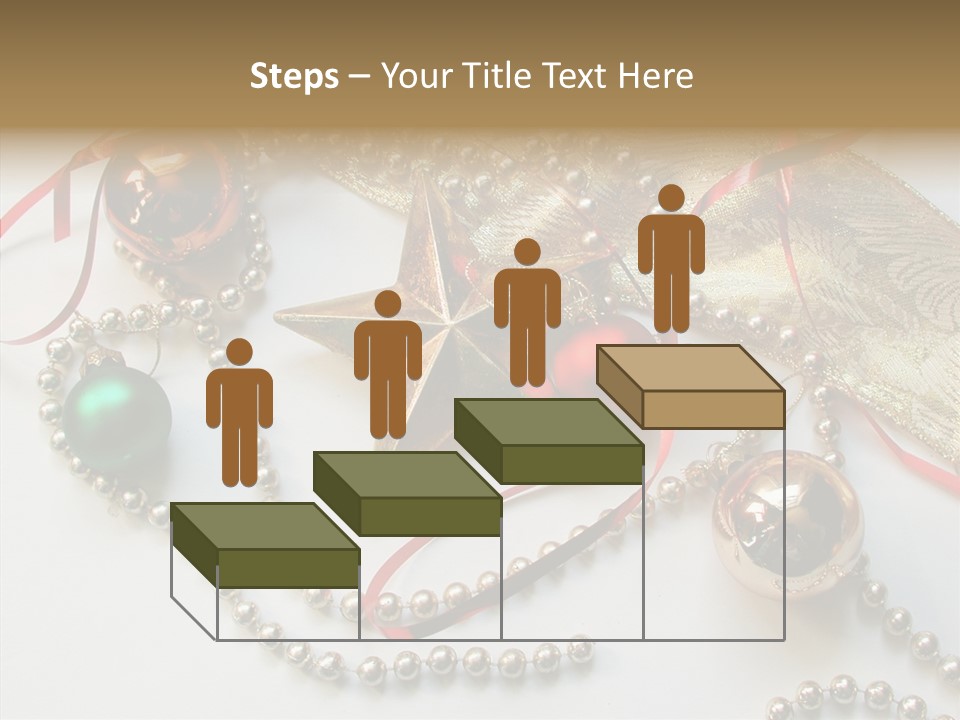 Winter Green Wreath PowerPoint Template