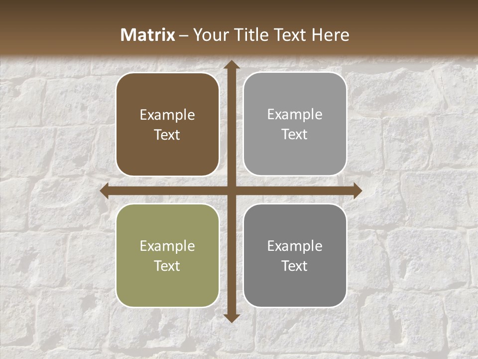 Limestone Masonry Stone PowerPoint Template