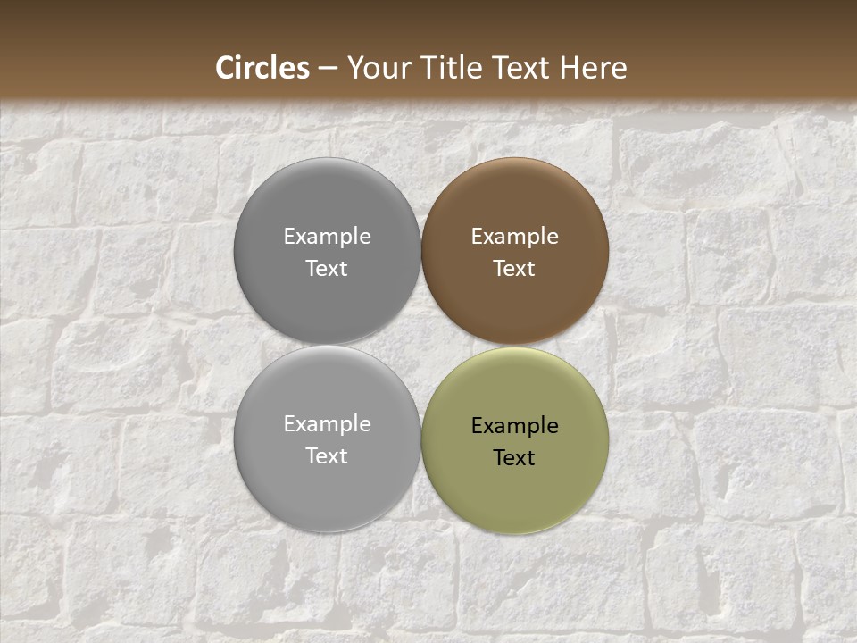 Limestone Masonry Stone PowerPoint Template