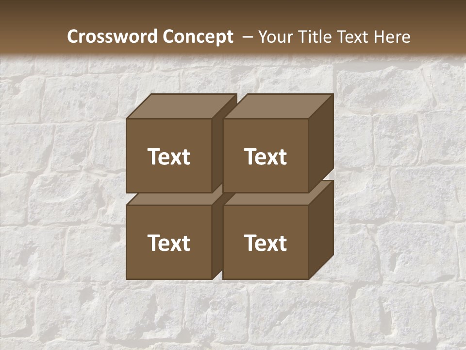Limestone Masonry Stone PowerPoint Template