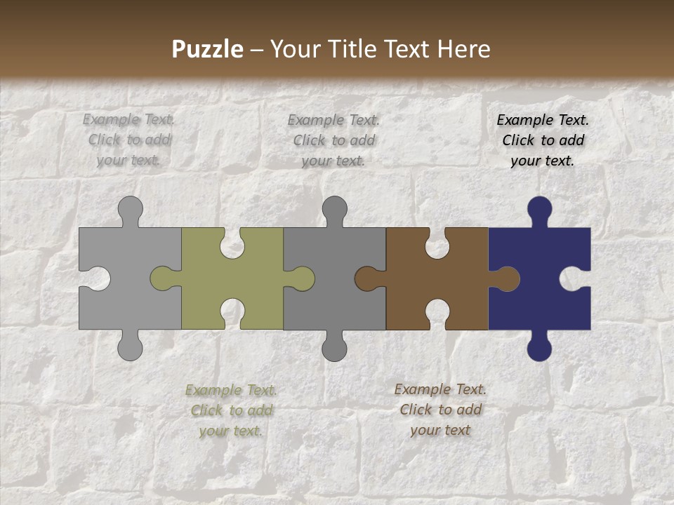 Limestone Masonry Stone PowerPoint Template