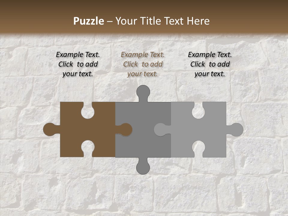 Limestone Masonry Stone PowerPoint Template