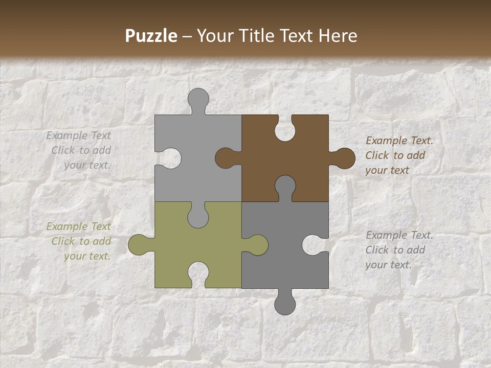 Limestone Masonry Stone PowerPoint Template