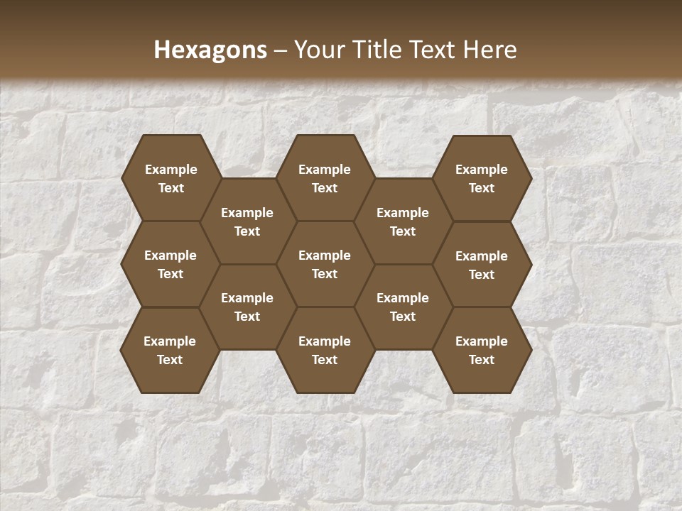 Limestone Masonry Stone PowerPoint Template