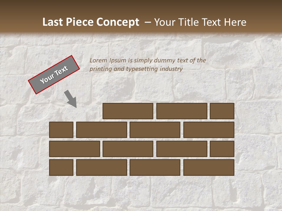 Limestone Masonry Stone PowerPoint Template