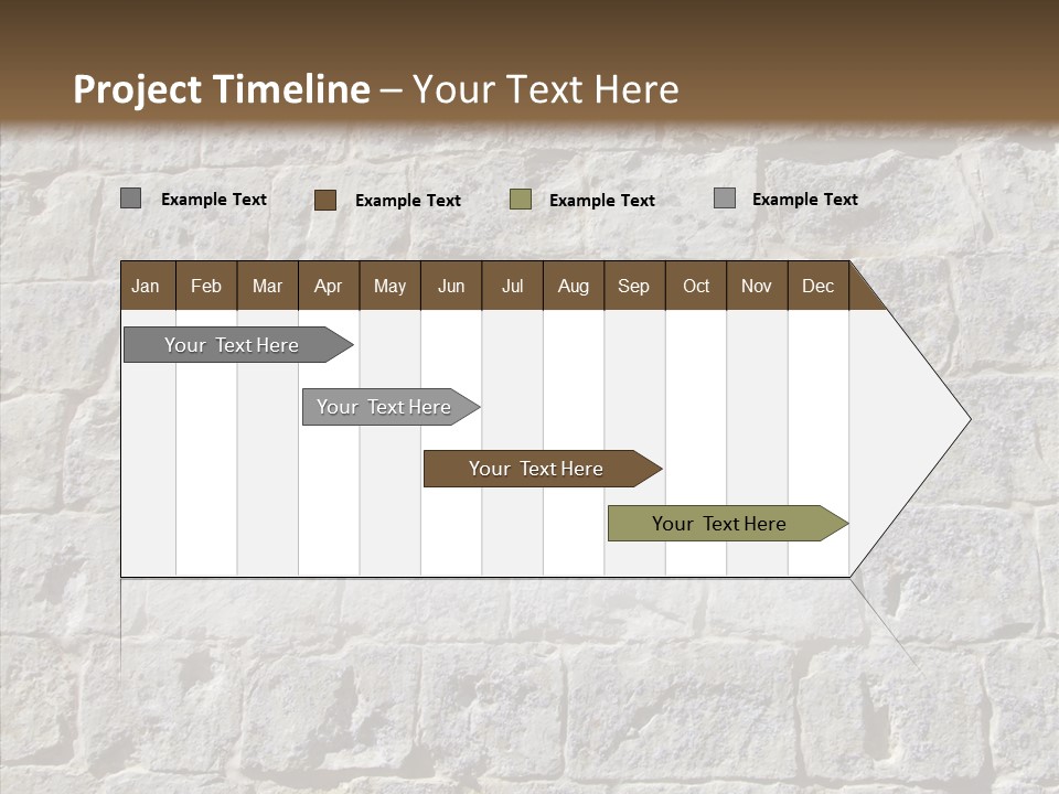 Limestone Masonry Stone PowerPoint Template