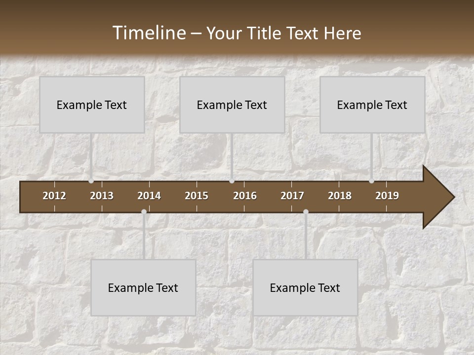 Limestone Masonry Stone PowerPoint Template