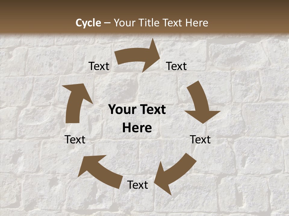 Limestone Masonry Stone PowerPoint Template