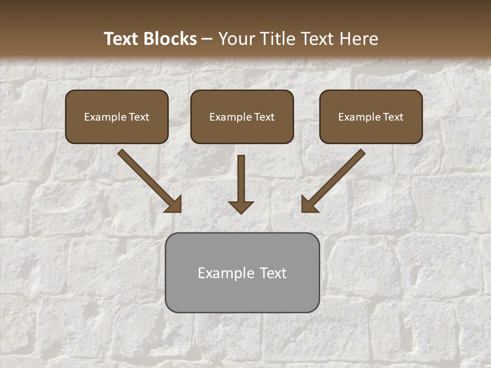 Limestone Masonry Stone PowerPoint Template