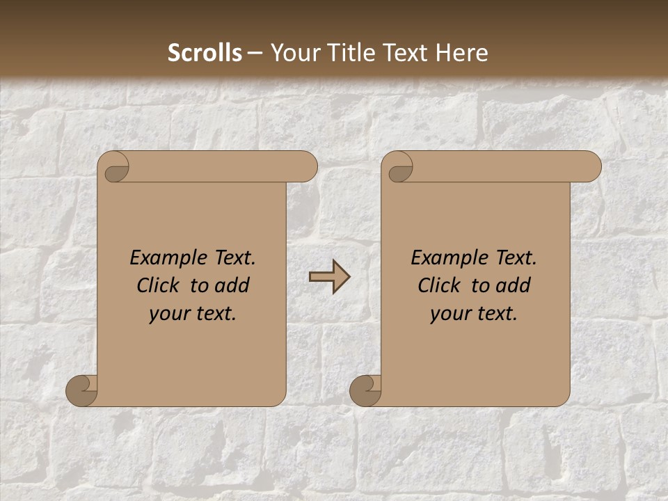 Limestone Masonry Stone PowerPoint Template