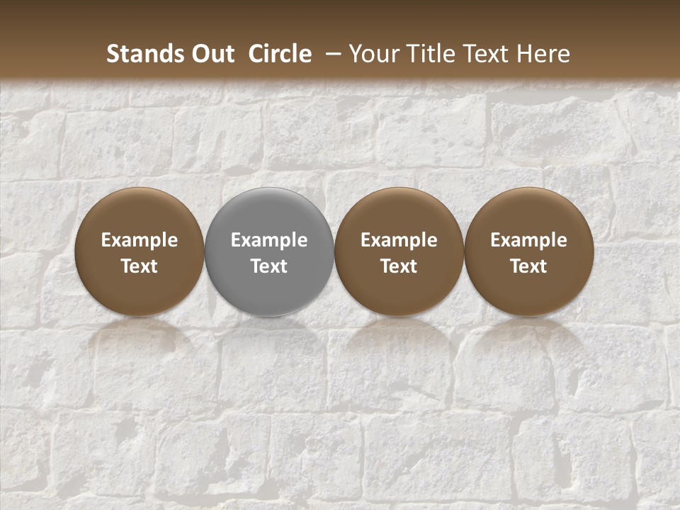 Limestone Masonry Stone PowerPoint Template