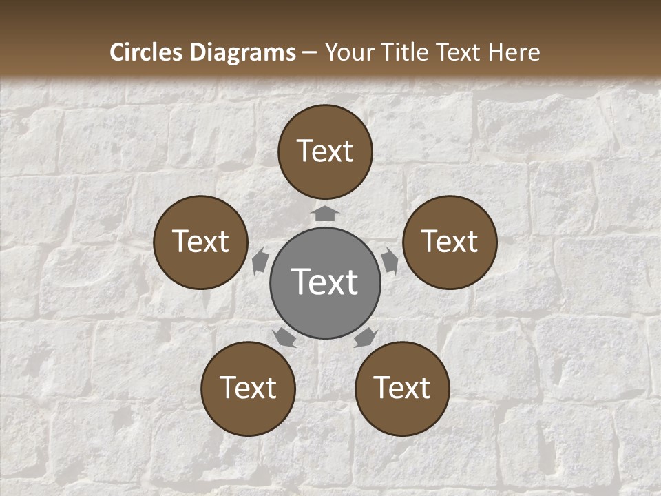 Limestone Masonry Stone PowerPoint Template